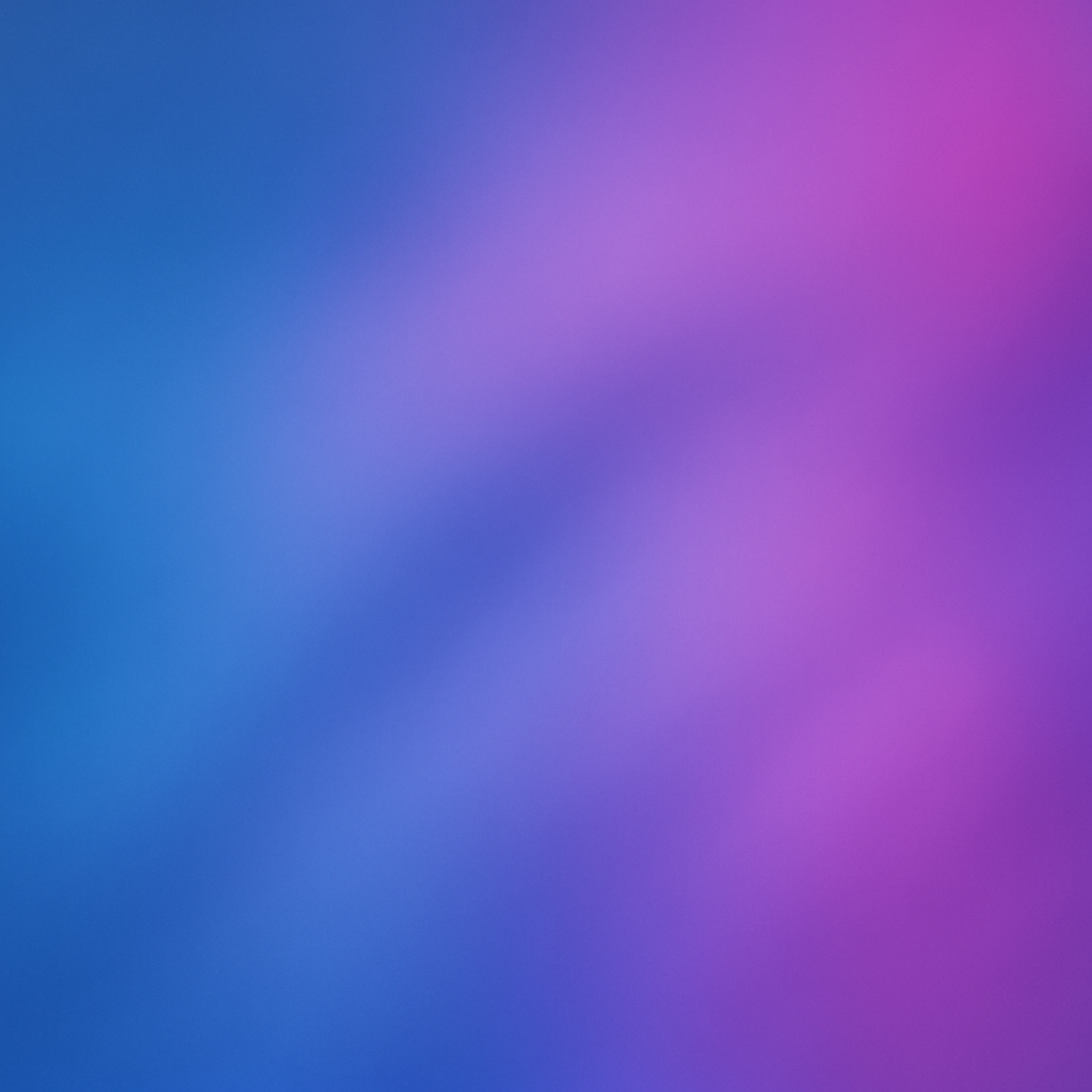 Blue to purple ombre