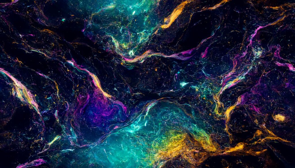 Abstracted galaxy