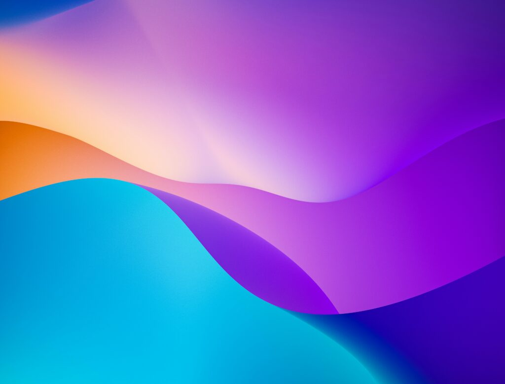 Rainbow effect abstract