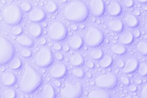 Pastel purple water droplets